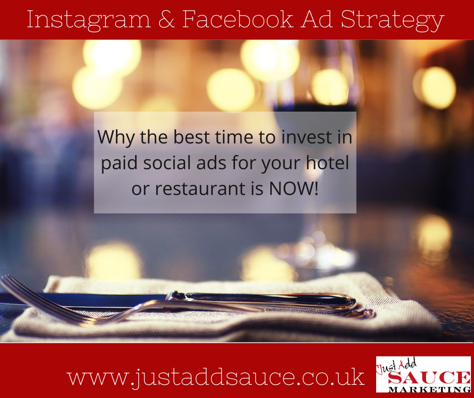 Hotel and restaurant paid social ads